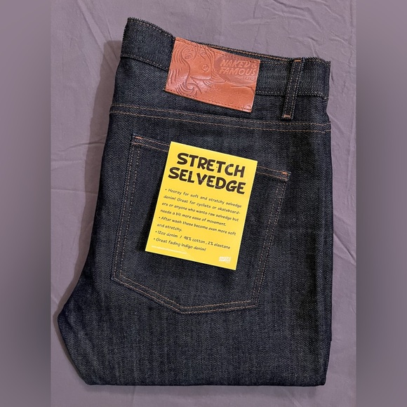 Naked & Famous Denim Other - Naked & Famous - Stretch Selvedge Denim Jeans - SuperSkinny Guy 38